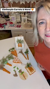 22K views · 618 reactions | Clothespin Carrots & More! 凌凌 Hop over to DiyDreaming on FB for lots of fun & easy craft projects! Hiedi Scott | DiyDreaming | Facebook