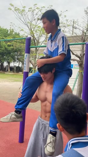 Chinese Schoolboy Modeling Shirtless - Non Fictional
