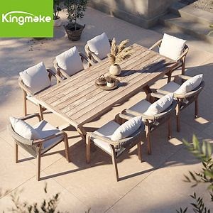 [Hot Item] Simple and Stylish Garden Sets Patio Hotel Outdoor Dining Table and Chairs