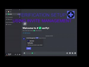How to setup verification with Invite management.