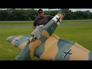 150" (82 pound) Stuka Maiden flight and build pics