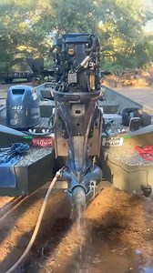 2017 Yamaha 60/40 jet, that I helped Greyson fix. Water circulation issues. Broken anode in the engine block water passageways, and pea gravel sucked up into the copper tube. Found the issues, cleaned and cleared them out, no more issues! Great work! 💪🏽 | Outboard Madness