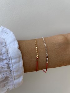 Red String of Fate Bracelet: Gold Filled or Sterling Silver Protection Cord - Etsy