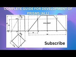 COMPLETE GUIDE FOR DEVELOPMENT OF TRIANGULAR PRISM, SQUARE PRISM,PENTAGONAL PRISM,HEXAGONAL PRISM