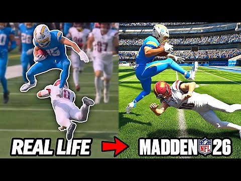 I Recreated TOP PLAYS From NFL Week 5 in Madden 26!