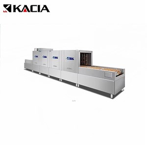[Hot Item] Crate Washing Machine Plastic Turnover Basket Pallet Tray Long Line Conveyor Dishwasher