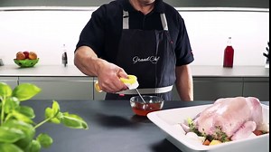 Tescoma Marinade injector, ideal for meat, with silicone brush