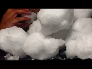 HIGHLIGHTED BY ICE ASMR5 & BRITTANY | HOMEMADE HUMIDIFIER FREEZER FROST BALLS