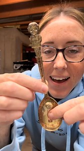 Making a Campbells Soup spoon ring! #campbellssoup #spoonring #vintage #silverware #spoon | Alissamagic