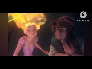 Tangled underwater scenes