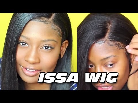 ISSA WIG!How To Make Lace Front Wig Edges Look Natural By Jaelah Majette |WowAfrican
