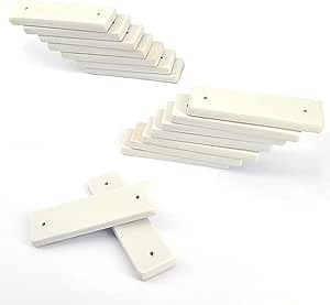 WANLIAN 22 Oz Ceramic Curtain Weights Bottom Drapery Weights for Shower Curtain, Heavy Duty Outdoor Curtain Weights Non-Magnetic