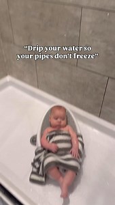 Water bill is cheaper than fixing a busted pipe! Keeping my baby happy one shower at a time haha Who else is getting this big cold front?? | Annderson.affiliate Connected Page