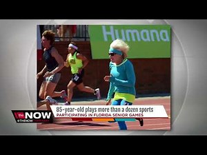 85-year-old participating in Florida Senior Games