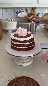 4.6K views · 267 reactions | Chocolate cake with cherry buttercream filling #apieceofcakebydolores #homebakery #cakedecorating #baking #rockwalltx #rockwallsmallbusiness #dallastx #cakereels #smallbusiness | A Piece of Cake | Facebook