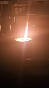 Made a homemade candle from Beeswax, Coconut Oil and a Carbon Felt Wick (never needs to be replaced) 😁. | Veridicus Ficta