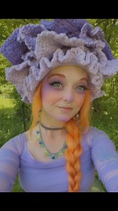 Forehead kisses for all!!!!!! 💜🤍🌸🧚🏻✨ #crochetfairy #mushroomhat #handmade #fairyaesthetic #fantsay #mushroomfairy #outdoors #fantsaycostumes #autumn #spring #Summer #winter #wanderer #goblin #goblinhood #checkoutmystore #fairiesdream #meadow #flowers #clovers #ivy #fairytale #mushrooms #strawberries #blueberries #makingmagic #fairylife #etsyshop #foreheadkiss #foreveryone #everyonedeserveslove #bye | Tays Fae Creations