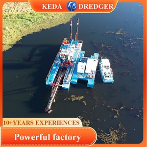12 Máquina de Drenagem de Ouro Inch Bomba Hidráulica de Areia e Lama Dredger Dredger de Sucção com Cortador