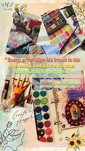 Every artist dips his brush in his own soul, and paints his own nature into his pictures – Henry Ward Beeche #MZCreates #zentangle #blogpost #lifestyleblogger #zentanglepattern #journaling #artjournal #planneraddict #creativejournaling #junkjournal #memorybook #alteredbookart #scrapbooking #lifestyleblog #zentangledaily #arttherapy #zentanglelovers #artquotesdaily | MZ Creates | Facebook
