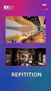 1.1K views · 18 reactions | Principle of design (repetition) #repetition #interior #ex-in #viral #foryou | Exterior Interiors Design Institute EX-IN | Facebook