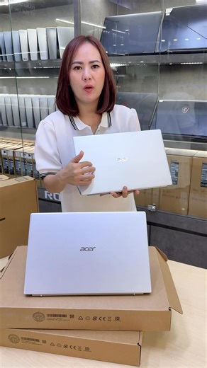 Acer Swift 1 ថ្មីប្រអប់💯 1year warranty 🫶🏻🫶🏻 ▪️CPU : Celeron N4500 Processor (4MB Cache, up to 2.8GHz ▪️Ram : 8GB ▪️Storage : 512GB M2 ▪️VGA : Intel Graphic ▪️Window : free install ▪️Screen : 14-inch FHD ▪️Keyboard : Light White Color ▪️Color : Silver▪️Free : Bag,mouse,mousepad,water clean,USB 32GB | City Computer