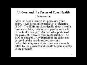 Understanding Your Health Insurance Coverage Webinar
