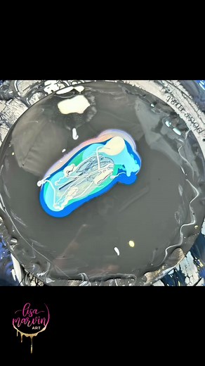 Magic 🪄. #reelsfb #paint #cells #colour #acrylic #art | Lisa Marvin Art