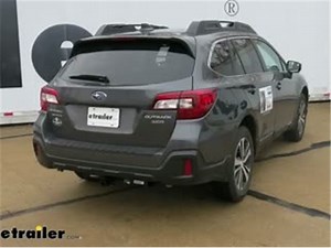 Installing the Draw-Tite Trailer Hitch Receiver on your 2019 Subaru Outback Wagon