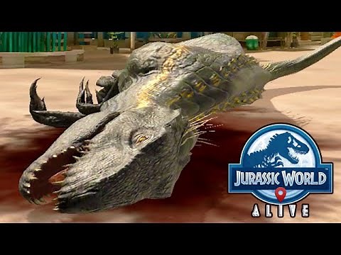 NEW INDORAPTOR RAID BOSS DEFEATED (JURASSIC WORLD ALIVE)