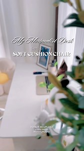 3.4K views · 38 reactions | My minimalist desk setup with my soft cushion chair #workingspace #desksetup #CozyCorner #fypシ | Mommy Mylene ꕤ | Facebook