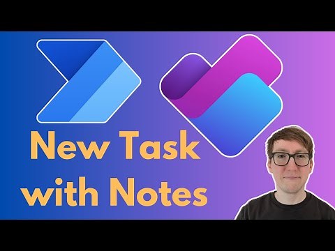 Power Automate - Create New Planner Task and Update Task Notes!
