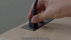 Recessed Power Strip with USB-C and USB-A, 2/3 AC Outlets, in-Desk Flush Mount Power Strip, 125V 12A 1500W, for Desk Countertop Kitchen Island