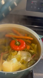 10K views · 453 reactions | Homemade Veggie Scrap Broth > Store Bought Broth My Veggie Scrap Broth is always the base for my homemade soups! You can also use it to cook beans or lentils, either way it’s delicious! #Eco #Ecofriendly #LowWaste #ZeroWaste #Sustainable #Sustainability #VeggieBroth #VeggieScrapBroth #VegetableBroth #FoodWaste #Compost #ReduceFoodWaste | Living Planet Friendly | Facebook