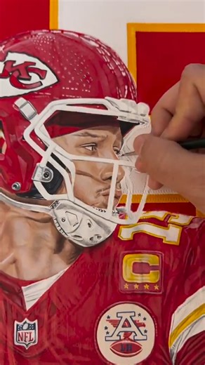 163K views · 1K reactions | This hand-painted Patrick Mahomes jersey  ( markkannellfineart/IG) | CBS Sports | Facebook