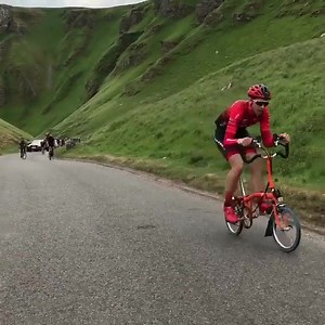 How long can you survive in the mountains with a Brompton? 😱 📸 Vitus Pro Cycling Team | Cycling Pulse