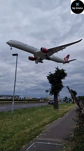 9.5K views · 384 reactions | A calm arrival ....Virgin Atlantic boeing 787-9 Dreamliner ✈....... #aviationlovers #aircraft #flight #reels2023 #Virginia | Raj Aviation | Facebook