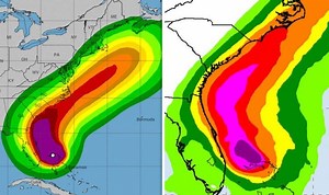 Hurricane Dorian: Plane flies directly through eye of storm