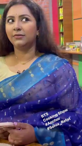 4.6K views · 85 reactions | #cooking_show #bts #behind_the_scene #sonia_refat #anchor #emcee #Sports_Presenter | Sonia Refat | Facebook