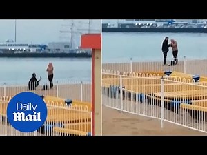 Moment Dorset woman captures man proposing to his girlfriend