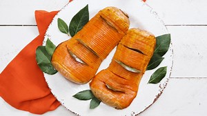 Hasselback Butternut Squash