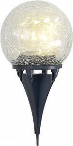 Gebosun Outdoor In-Ground Solar Light, Solar Pathway Light for Garden and Backyard Decoration, IP65 Waterproof, Dusk to Dawn, Warm