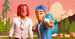 Trippie Redd en XXXTENTACION nemen het op tegen de meest bizarre figuren in Danny Phantom video