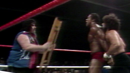 Rocky Johnson & Tony Atlas vs. Wild Samoans: World Tag Team Championship Match - Championship Wrestling, December 10, 1983