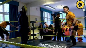 12K views · 271 reactions | Take a look behind the scenes as Sin Cara visits Wolves  #WWFC #WFTV | The Wolfpack | Facebook