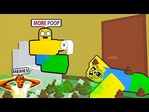 Roblox NEED MORE POOP Funny Moments ALL ENDINGS (MEMES) | Bacon Strong