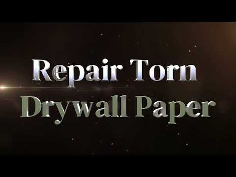 How to Repair Ripped Drywall Paper