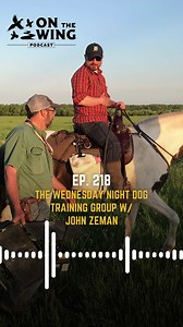 On The Wing Podcast Ep. 218: The Wednesday Night Dog Training Group with John Zeman, is live. Listen now at the 🔗 link in the comments. Host Bob St.Pierre is joined by a group of folks who have trained their bird dogs together every Wednesday night for the last four years under the tutelage of amateur dog trainer John Zeman. In a change-up in formats, St.Pierre starts and ends the episode talking to John Zeman with six rounds of conversations in between. Episode Highlights: - David Abel talks a