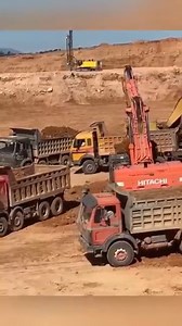 #excavator #bulldozerofficial #constructionequipment #automobile #heavyequipment #hitachi #trackhoe | Alat Berat Mania