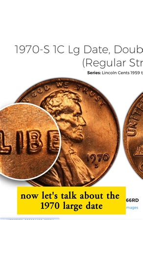 1970 penny, large date? DDO error? Valuable pennys to search for! · #penny #valuablepenny #rarecoins | HeritCoin