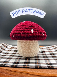 Fidget Crochet Mushroom Pattern - Etsy Canada